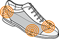 Ορθοπεδικά παπούτσια για κότσι: Ελεύθερα πιέσεων Επανώδερμα ανατομικής κατασκευής και ελεύθερο πιέσεων για να μην ερεθίζονται και επιβαρύνονται παραμορφώσεις, όπως κότσια, δάχτυλα, κάλοι.