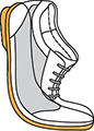 Ορθοπεδικά παπούτσια για κότσι: Με εύκαμπτη σόλα Η ειδικά σχεδιασμένη και εύκαμπτη σόλα τους εξασφαλίζει άνεση και ελευθερία στην κίνηση, προστατεύοντας και ανακουφίζοντας το πόδι σε όλα τα στάδια της βάδισης.