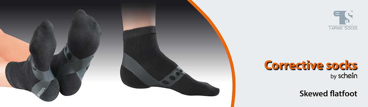 POLYFRONTIS - Διορθωτικές taping κάλτσες για βλαισοπλατυποδία